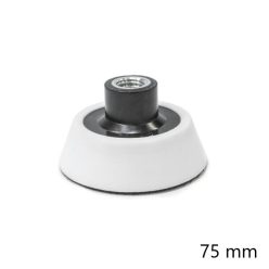 Rögzítőtárcsa tépőzáras M14 menettel 75 mm (Fehér)