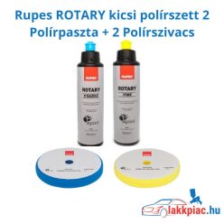   Rupes ROTARY Kicsi Polírszett 2 + 2 ( Polírpaszta + Polírszivacs ) - 130 / 150 mm (125 mm felfogótalpú gépekhez)