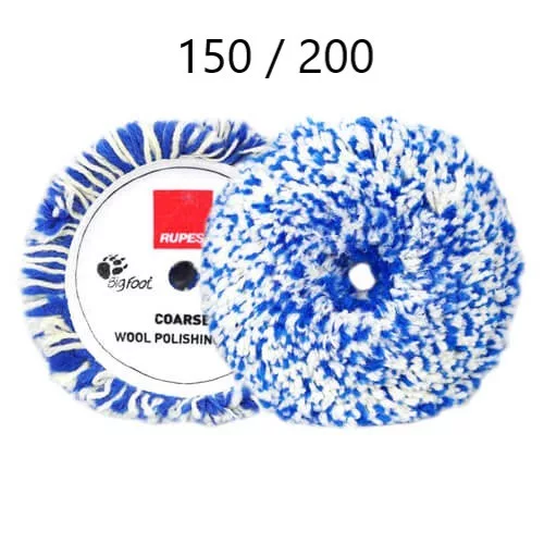 Rupes Tépőzáras gyapjúkorong hagyományos gépekhez 150 / 200