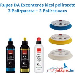   Rupes DA Excenteres Kicsi Polírszett 250 ml 150 mm es Padokkal