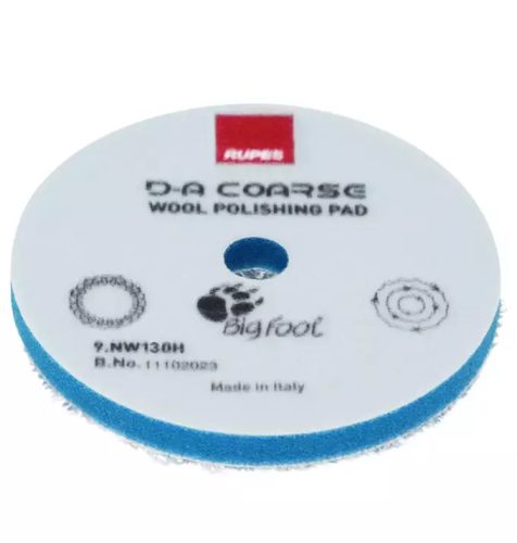 Rupes Gyapjú polírpárna - Durva - 130mm (Kék)
