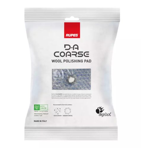 Rupes Gyapjú polírpárna - Durva - 130mm (Kék)