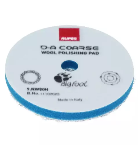 Rupes Gyapjú polírpárna - Durva - 80mm (Kék)