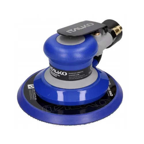 SICO Italko orbitális pneumatikus csiszoló gép 150 mm 6 lyukas tányérral 35065