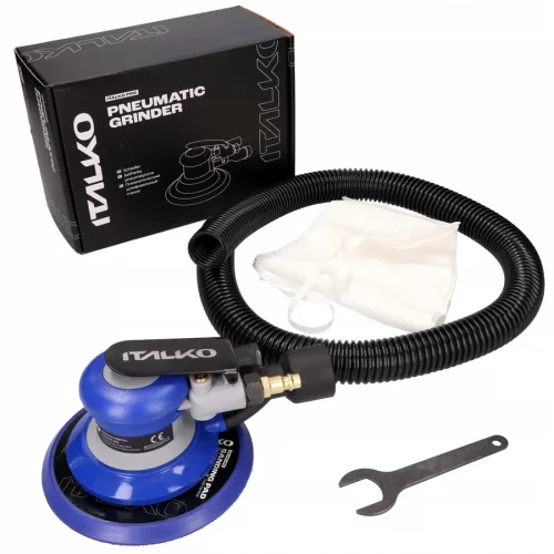 SICO Italko orbitális pneumatikus csiszoló gép 150 mm 6 lyukas tányérral 35065