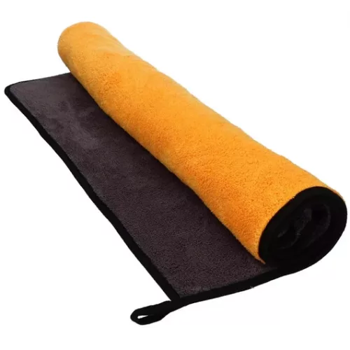 Sico mikroszálas törölköző narancs/fekete 60 x 90 cm