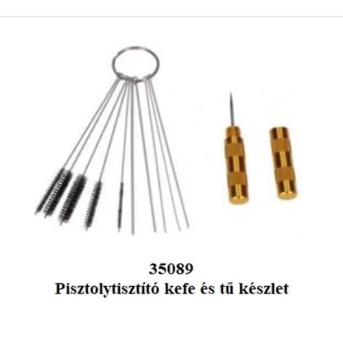Sico pisztolytisztító kefe és tű készlet