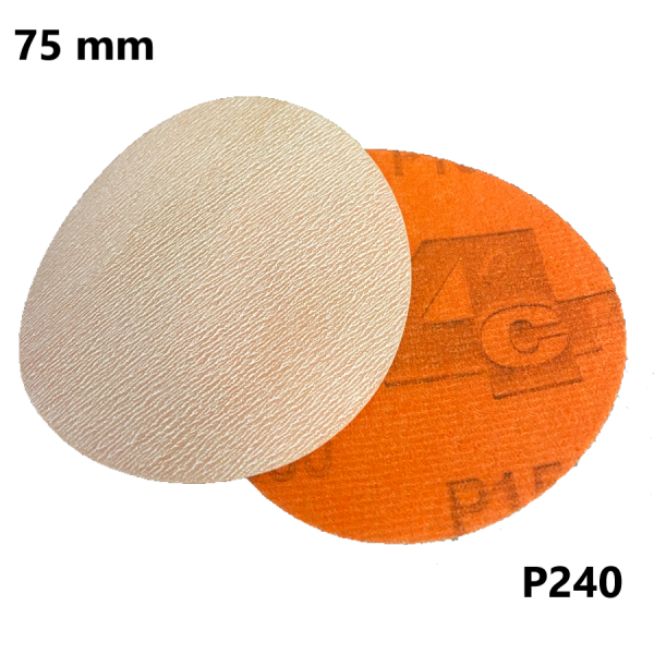 4cr 3351 orange cut körcsiszoló papír 75 mm p240